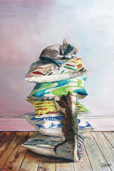 Tabbies: Cushion Kitty II by Timothy Adam Matthews