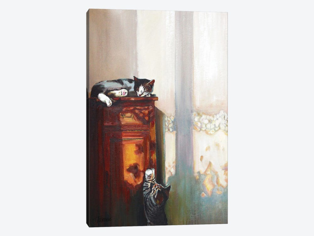 Sunset Kittys by Timothy Adam Matthews 1-piece Canvas Art Print
