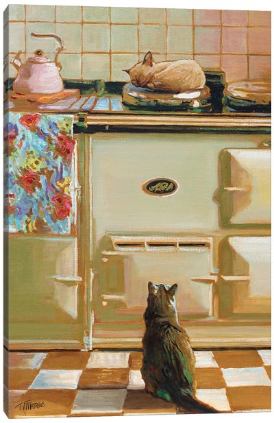 Aga Kittys Canvas Art Print - Authentic Eclectic