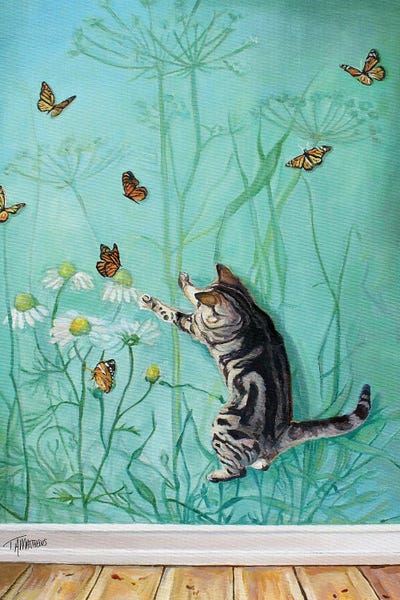 A Purr-fect Day: Butterfly Kitty I by Timothy Adam Matthews