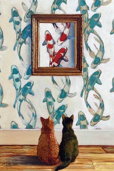 Life Imitates Art: Feline Feeling IV by Timothy Adam Matthews
