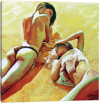 Heliophilia V Canvas Art Print - Women's Swimsuit & Bikini Art