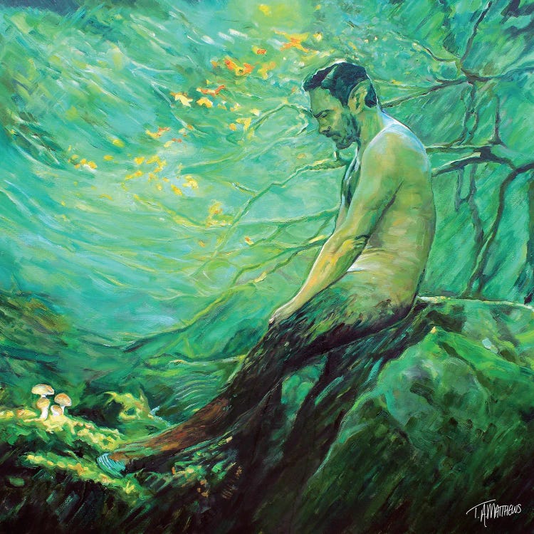 Fallen Faun by Timothy Adam Matthews wall art