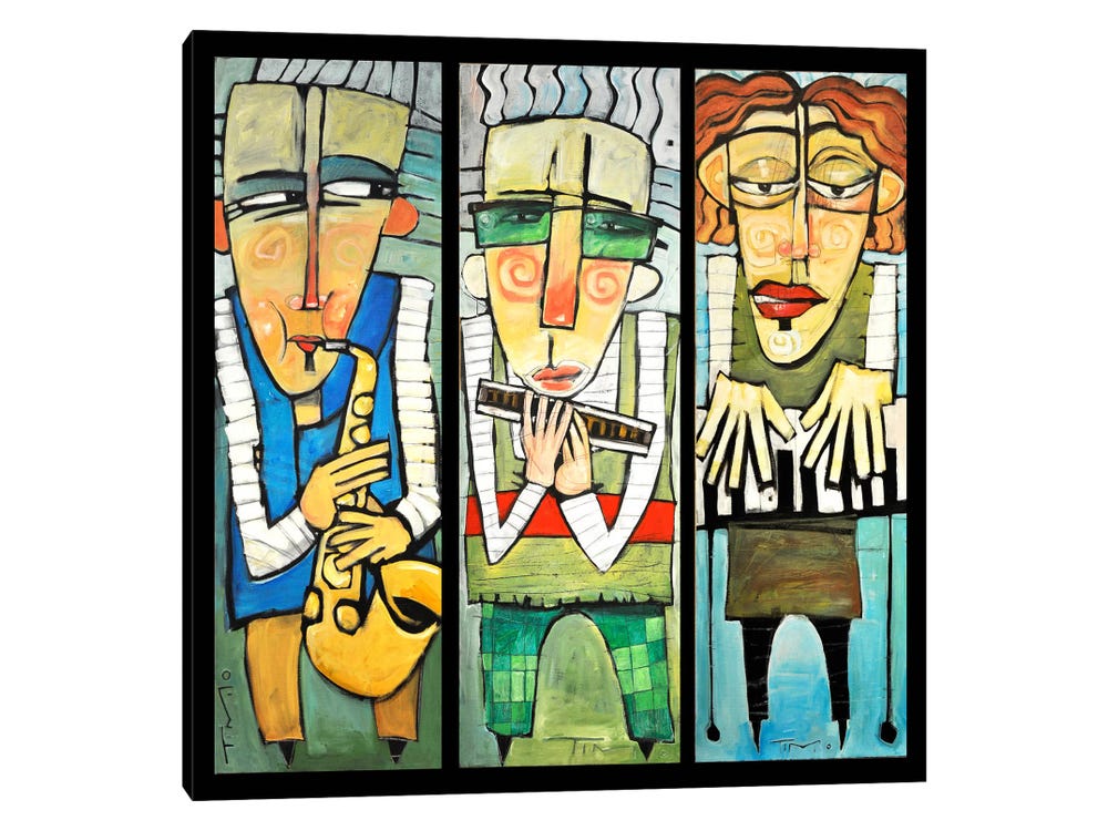 Tim Nyberg Canvas Art Prints - Jazz Trio