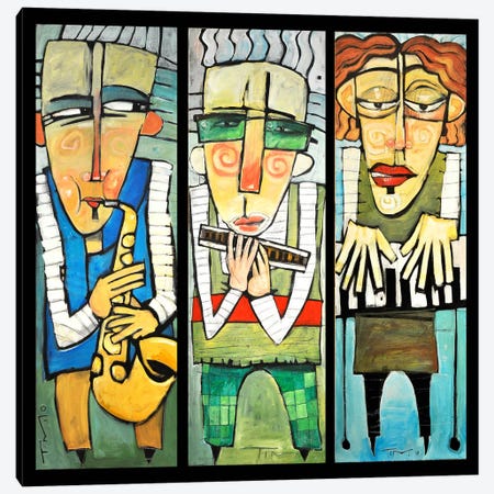 Jazz Trio Canvas Print #TNG135} by Tim Nyberg Canvas Print