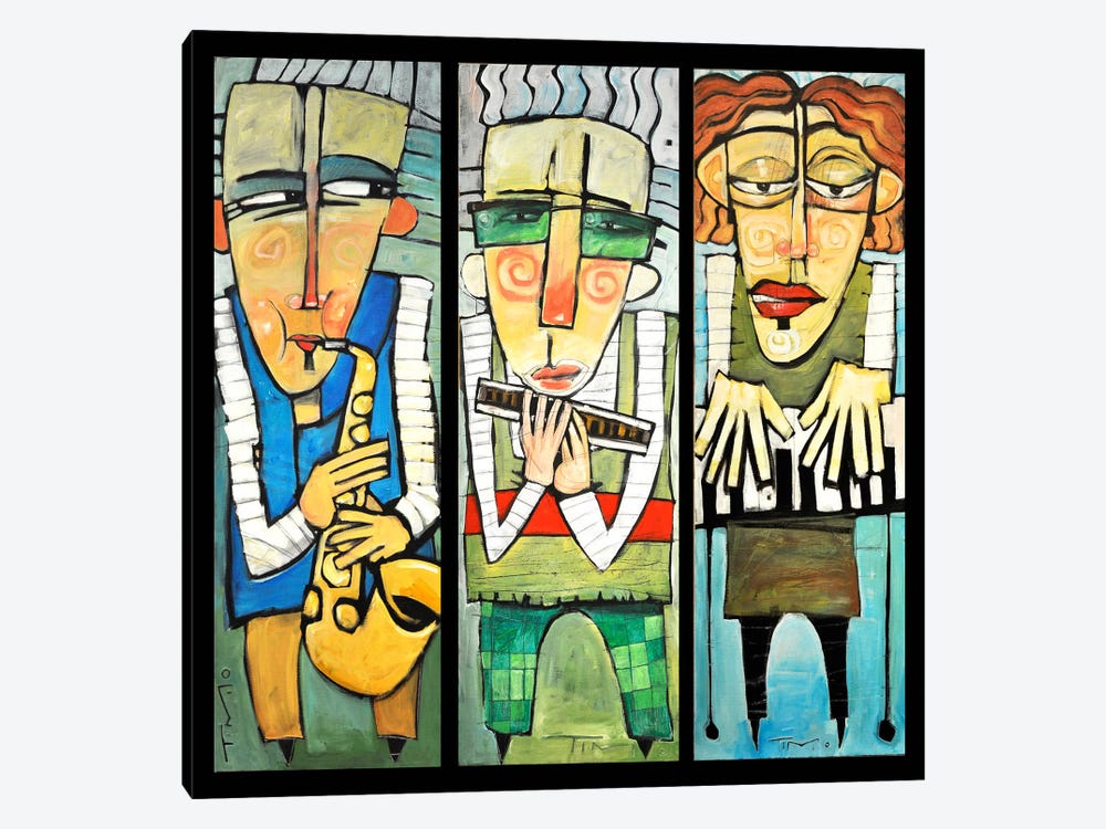 Jazz Trio by Tim Nyberg 1-piece Canvas Art Print