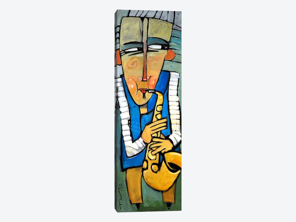 Saxophone Player by Tim Nyberg 1-piece Canvas Art
