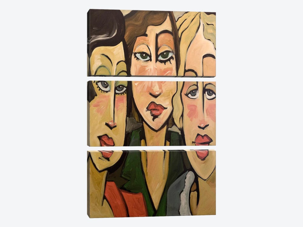 The Three Graces by Tim Nyberg 3-piece Canvas Art