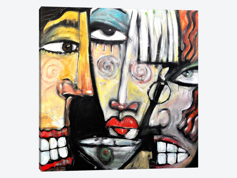 Trouble At Martini Bar by Tim Nyberg 1-piece Canvas Art