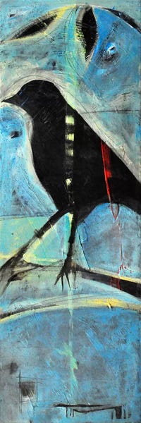 Tim Nyberg: Blackbird On Branch by Tim Nyberg