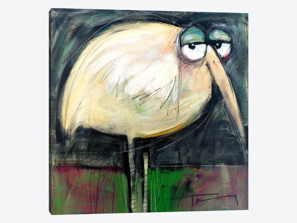 Rotund Bird by Tim Nyberg 1-piece Canvas Art Print