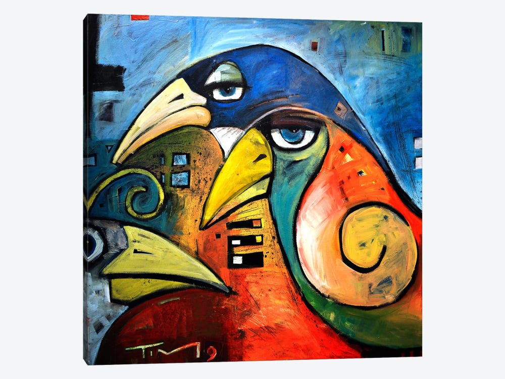 Trois Oiseaux by Tim Nyberg 1-piece Art Print