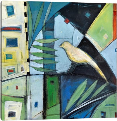 Yellow Bird 2 Canvas Art Print - Tim Nyberg