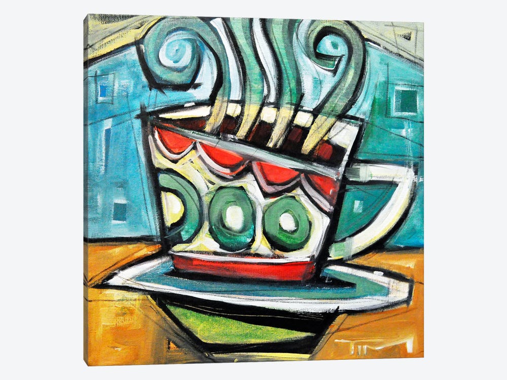 Coffee Cup 2 by Tim Nyberg 1-piece Canvas Art Print