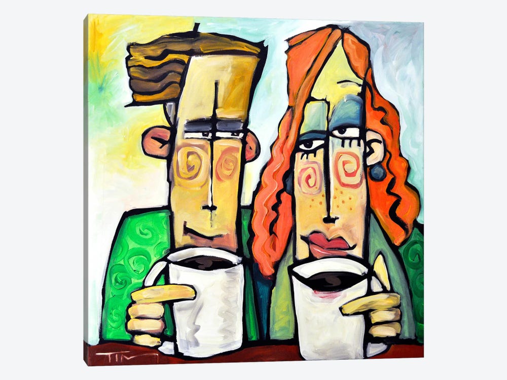 Coffee Date Canvas Artwork by Tim Nyberg | iCanvas
