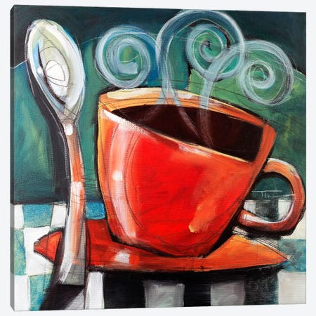 Cup And Spoon Canvas Print #TNG295} by Tim Nyberg Canvas Art