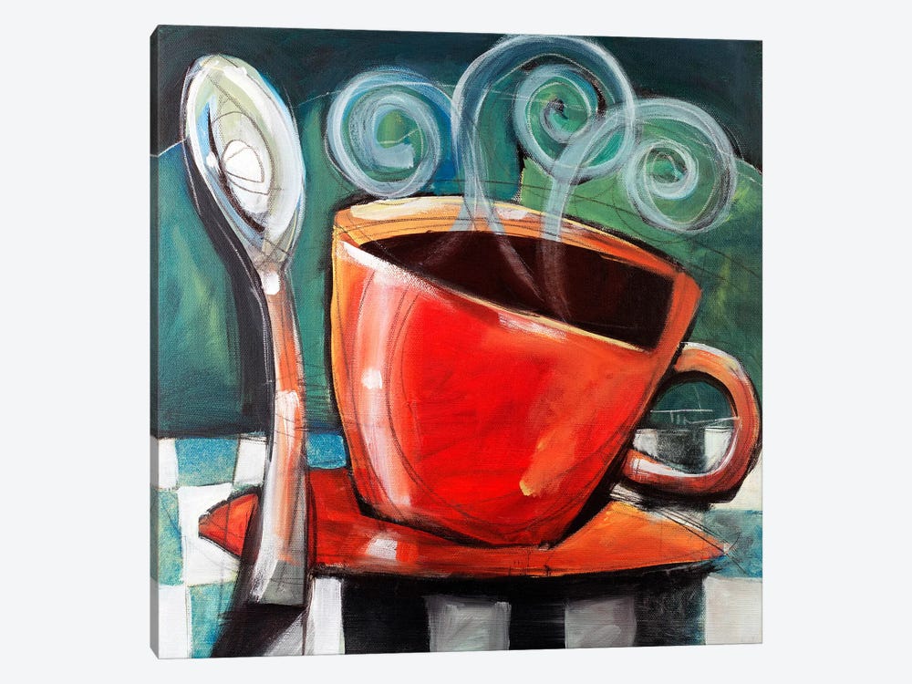 Cup And Spoon by Tim Nyberg 1-piece Canvas Print