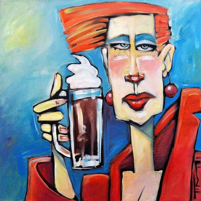 Mocha Doubleshot by Tim Nyberg framed wall art