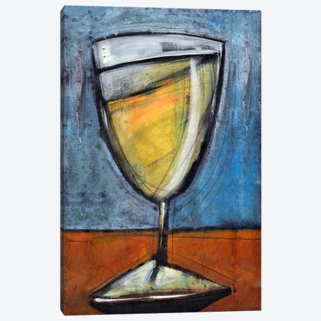 Glass Of White Canvas Print #TNG314} by Tim Nyberg Canvas Art Print