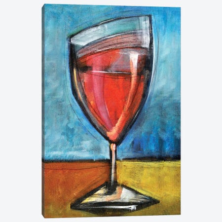 Second Glass Of Red Canvas Print #TNG323} by Tim Nyberg Canvas Art Print