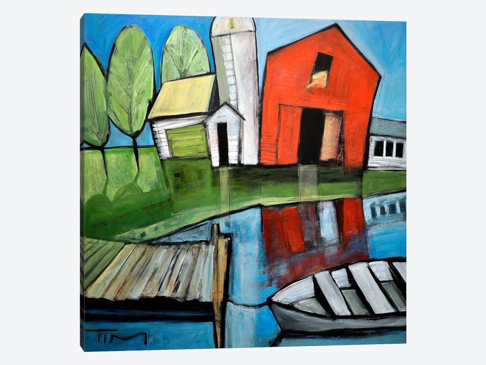 Lakeside Farm by Tim Nyberg 1-piece Canvas Art Print