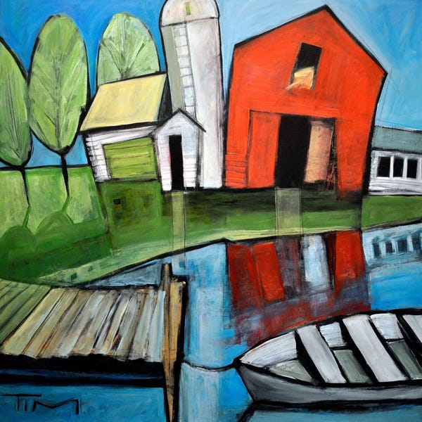 Tim Nyberg: Lakeside Farm by Tim Nyberg