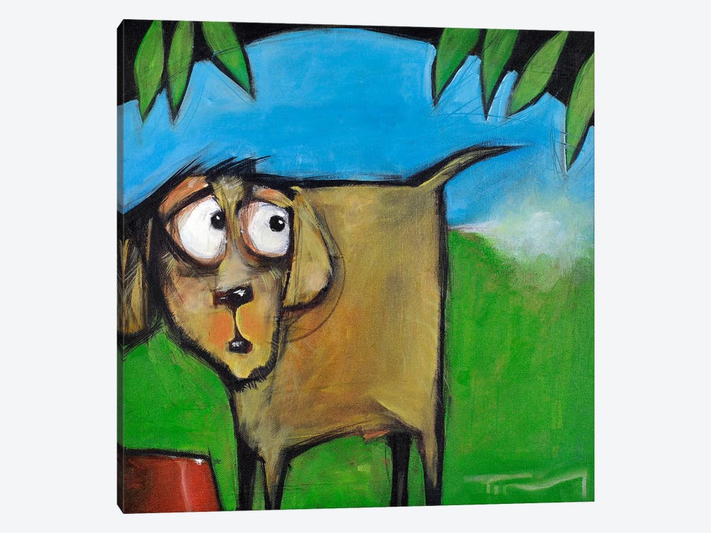 Farting Dog by Tim Nyberg 1-piece Canvas Wall Art