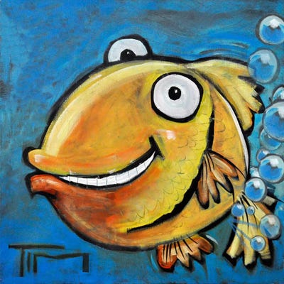 Farting Fish by Tim Nyberg art print