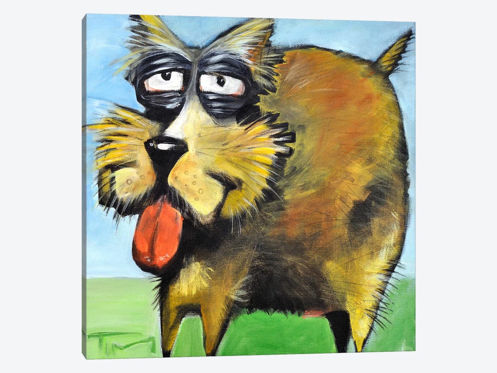 Murphy Stout Dog by Tim Nyberg 1-piece Canvas Print