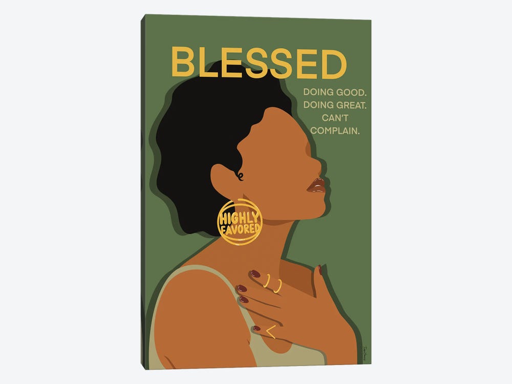 Blessed by Tian Harris 1-piece Canvas Wall Art