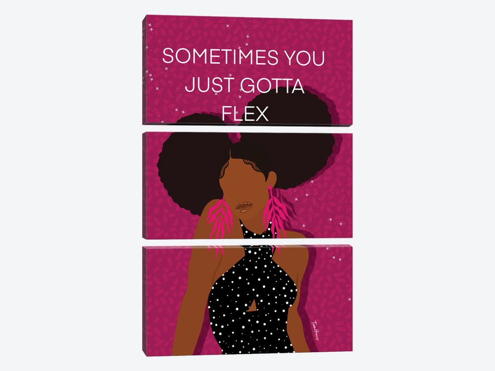 Gotta Flex by Tian Harris 3-piece Art Print