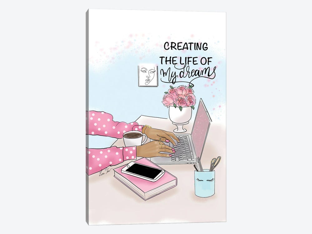 Creating The Life Of My Dreams by Lara Tan 1-piece Canvas Print
