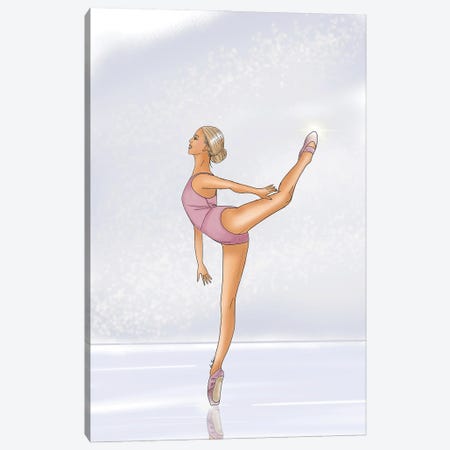 Ballerina Canvas Print #TNL3} by Lara Tan Canvas Art Print