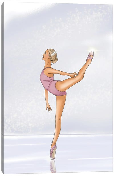 Ballerina Canvas Art Print - Lara Tan