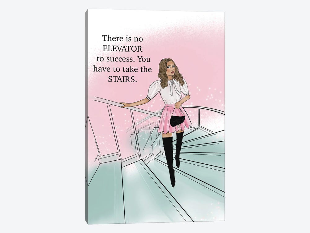 Stairs To Success by Lara Tan 1-piece Art Print