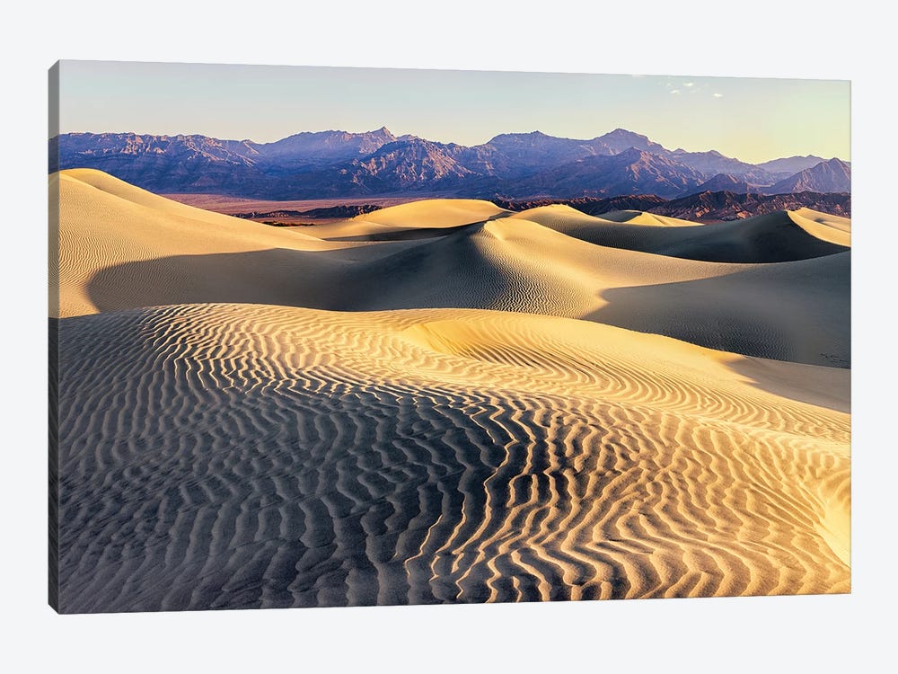 Mesquite Sand Dunes. Death Valley. California II by Tom Norring 1-piece Canvas Art Print