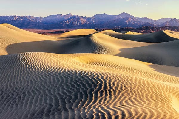 Death Valley National Park: Mesquite Sand Dunes. Death Valley. California II by Tom Norring