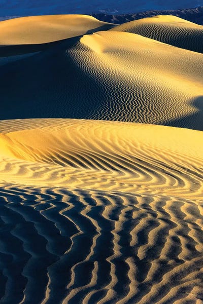 Mesquite Sand Dunes. Death Valley. California III by Tom Norring framed wall art
