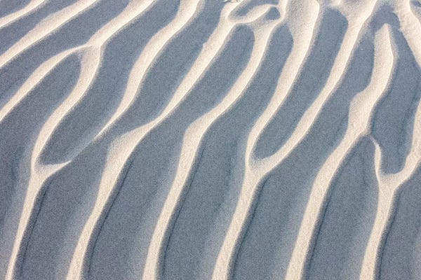 Coastal Sand Dunes: Sandy Waves. Mesquite Sand Dunes. Death Valley, California. by Tom Norring