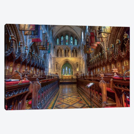Dublin, Ireland. Cathedral Of The Blessed Virgin Mary And St Patrick (Aka St. Patrick's Cathedral). Canvas Print #TNO21} by Tom Norring Canvas Art Print