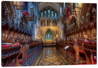Dublin, Ireland. Cathedral Of The Blessed Virgin Mary And St Patrick (Aka St. Patrick's Cathedral). Canvas Art Print
