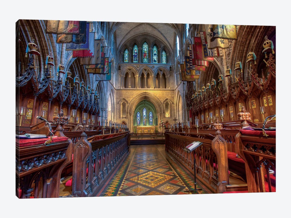 Dublin, Ireland. Cathedral Of The Blessed Virgin Mary And St Patrick (Aka St. Patrick's Cathedral). by Tom Norring 1-piece Canvas Wall Art
