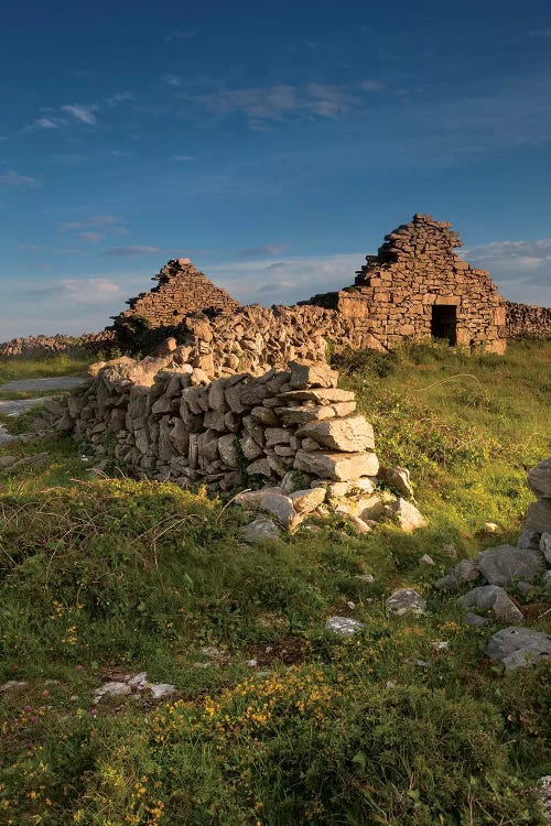 Inishmore Island. Aran Islands. Ireland. Abandoned Homestead.