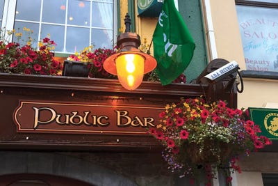 Building Exterior, Killarney, County Kerry, Munster Province, Republic Of Ireland by Tom Norring metal wall art