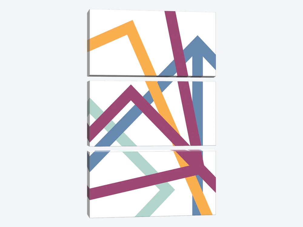 Stream Line by The Native State 3-piece Canvas Wall Art