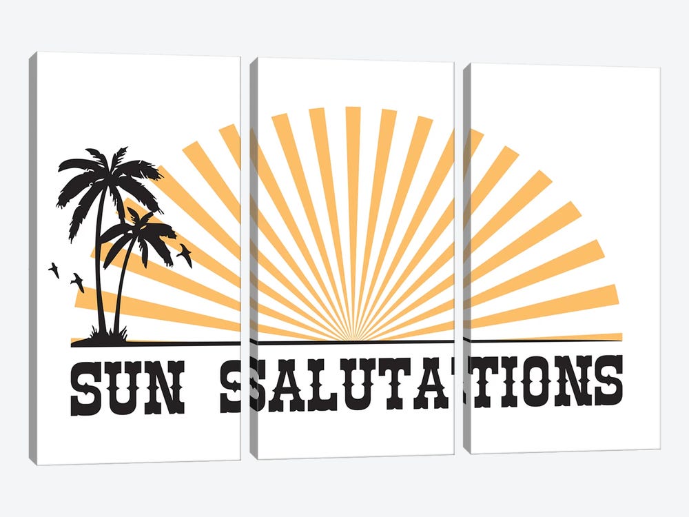 Sun Salutations by The Native State 3-piece Canvas Print