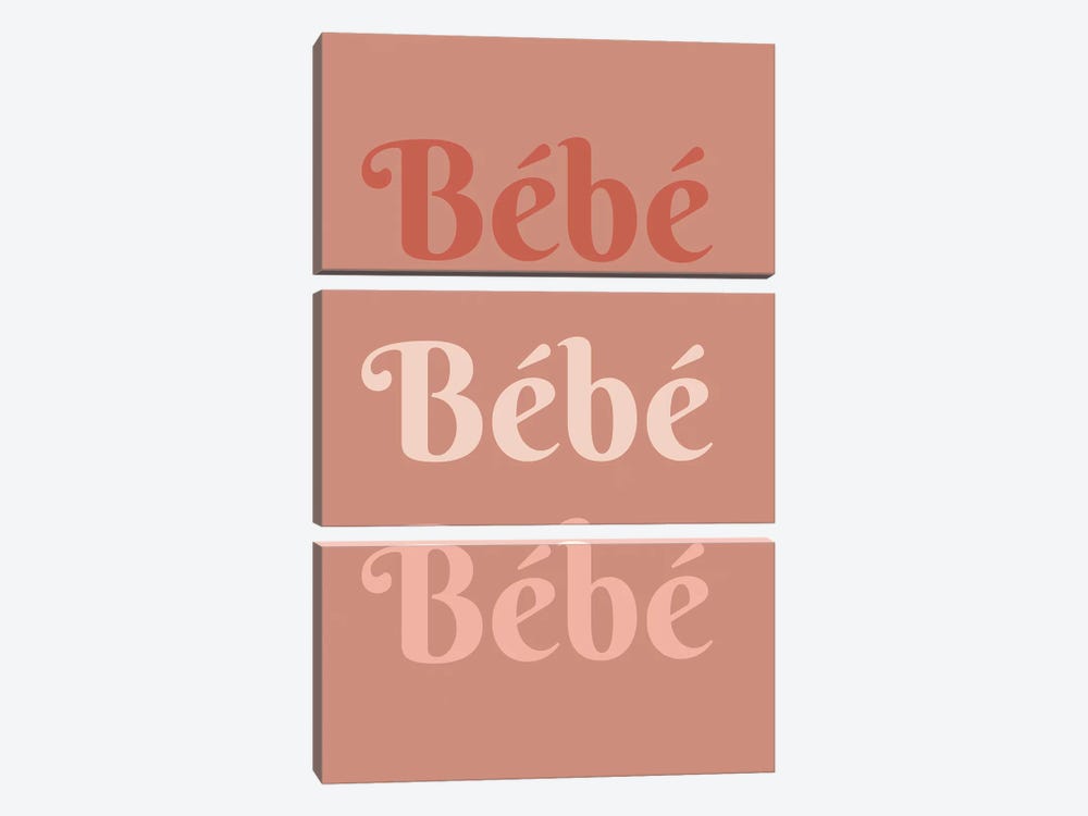 Bébe Bébe Bébe by The Native State 3-piece Art Print