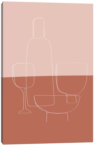 Tableware Canvas Art Print - Adobe Abstracts