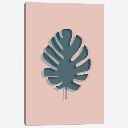 The Solitary Monstera Canvas Print #TNS114} by The Native State Canvas Art Print