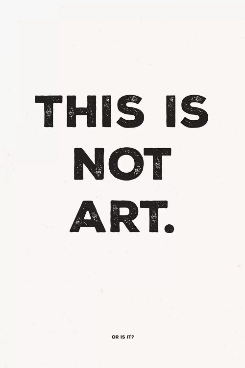 This Is Not Art